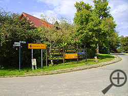 Kreuzung in Thomsdorf